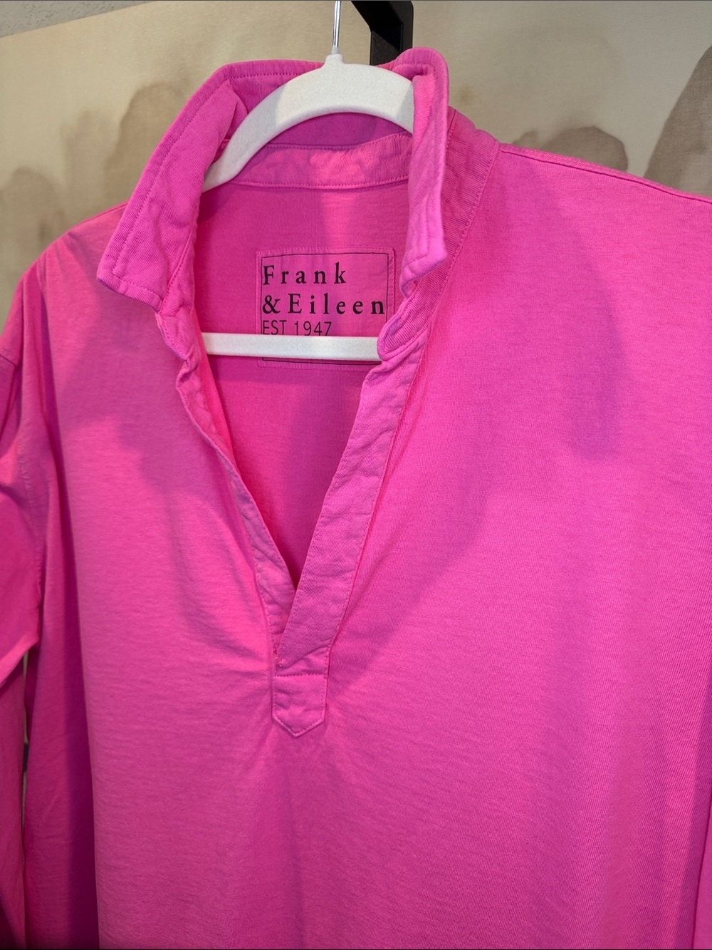 🆕Frank & Eileen Patrick Popover Henley in Lotus - Picture 6 of 7